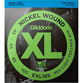 D'Addario EXL165 XL Nickel Round Wound Soft/Regular Bass Strings