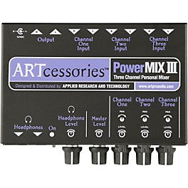 Art PowerMIX III - 3 Channel Personal Mixer