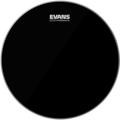 Evans Hydraulic Black Tom Batter Drum Head