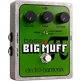 Electro-Harmonix XO Bass Big Muff PI Distortion Effects Pedal