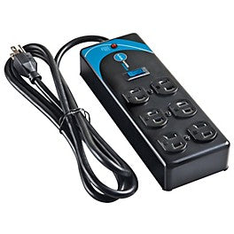 Livewire Power Strip and Surge Protection With 10' Cord