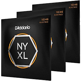 D'Addario NYXL1046 Light 3-Pack Electric Guitar Strings