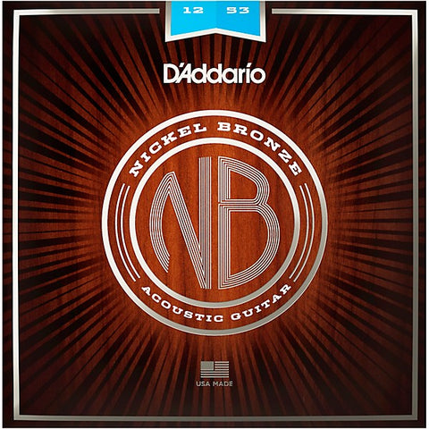 D'Addario NB1253 Nickel Bronze Light Acoustic Strings