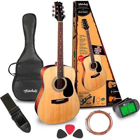 Mitchell D120PK Acoustic Guitar Value Package