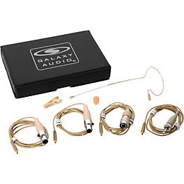 Galaxy Audio ESM8 Omnidirectional Single-Ear Headset Microphone With Four Mixed Cables