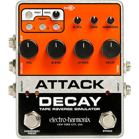 Electro-Harmonix Attack Decay Effects Pedal