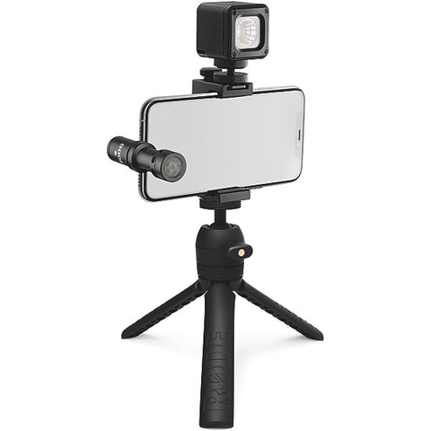 RODE Vlogger Kit for USB-C Devices - Includes Tripod, MicroLED light, VideoMic ME-C and Accessories